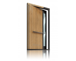 Drzwi na zawiasie Pivot | Okna drewniano-aluminiowe Kraków